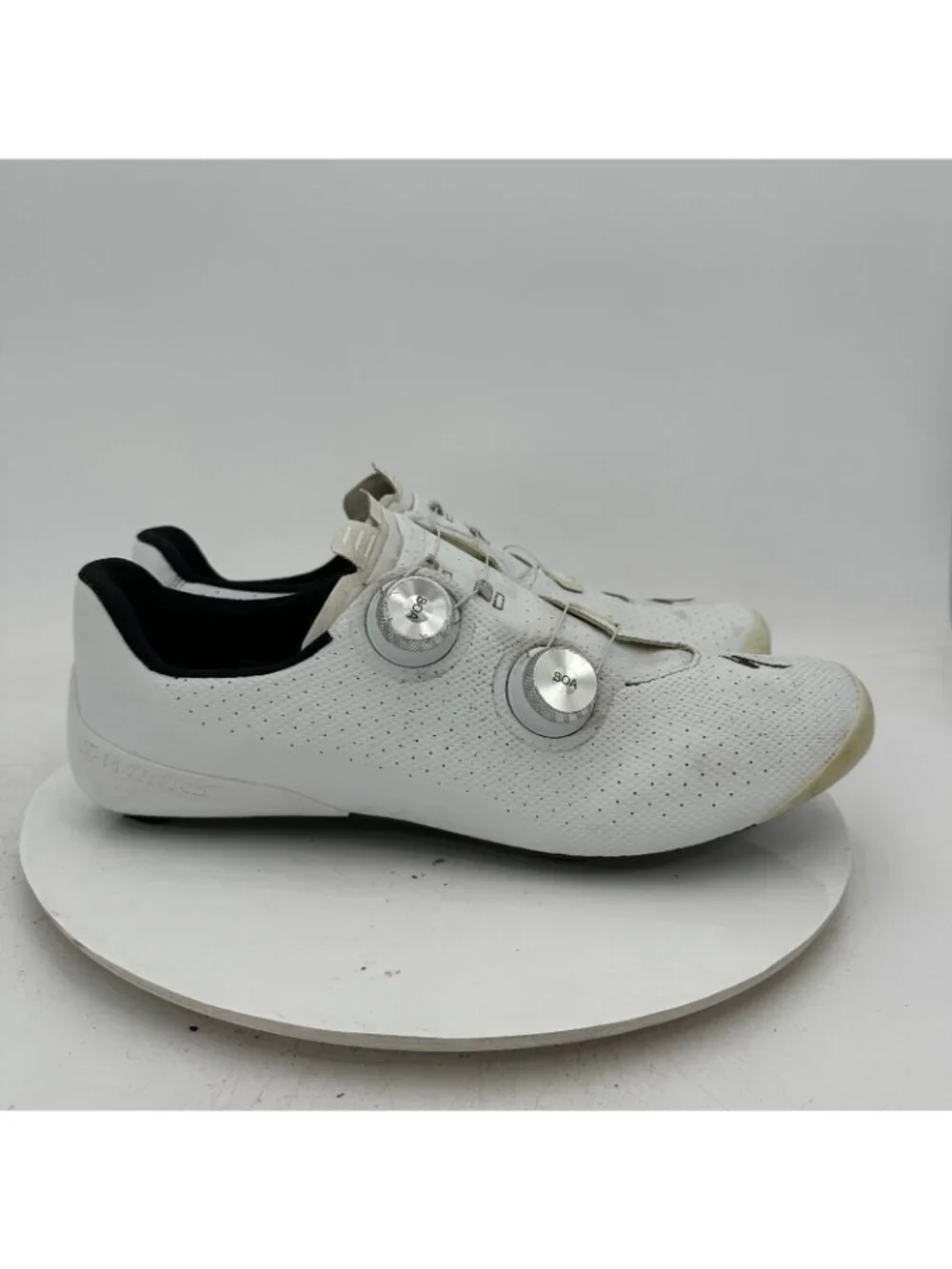 Specialized S-Works Torch Men Size 12.25 White Road Bike Cycling Shoes
